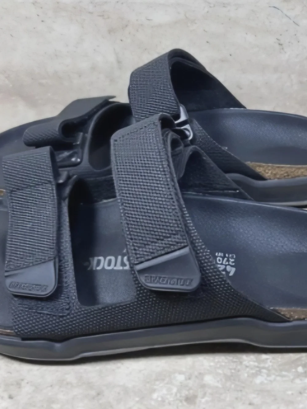 Berkinstock Black Men’s Adjustable Strap Sandals